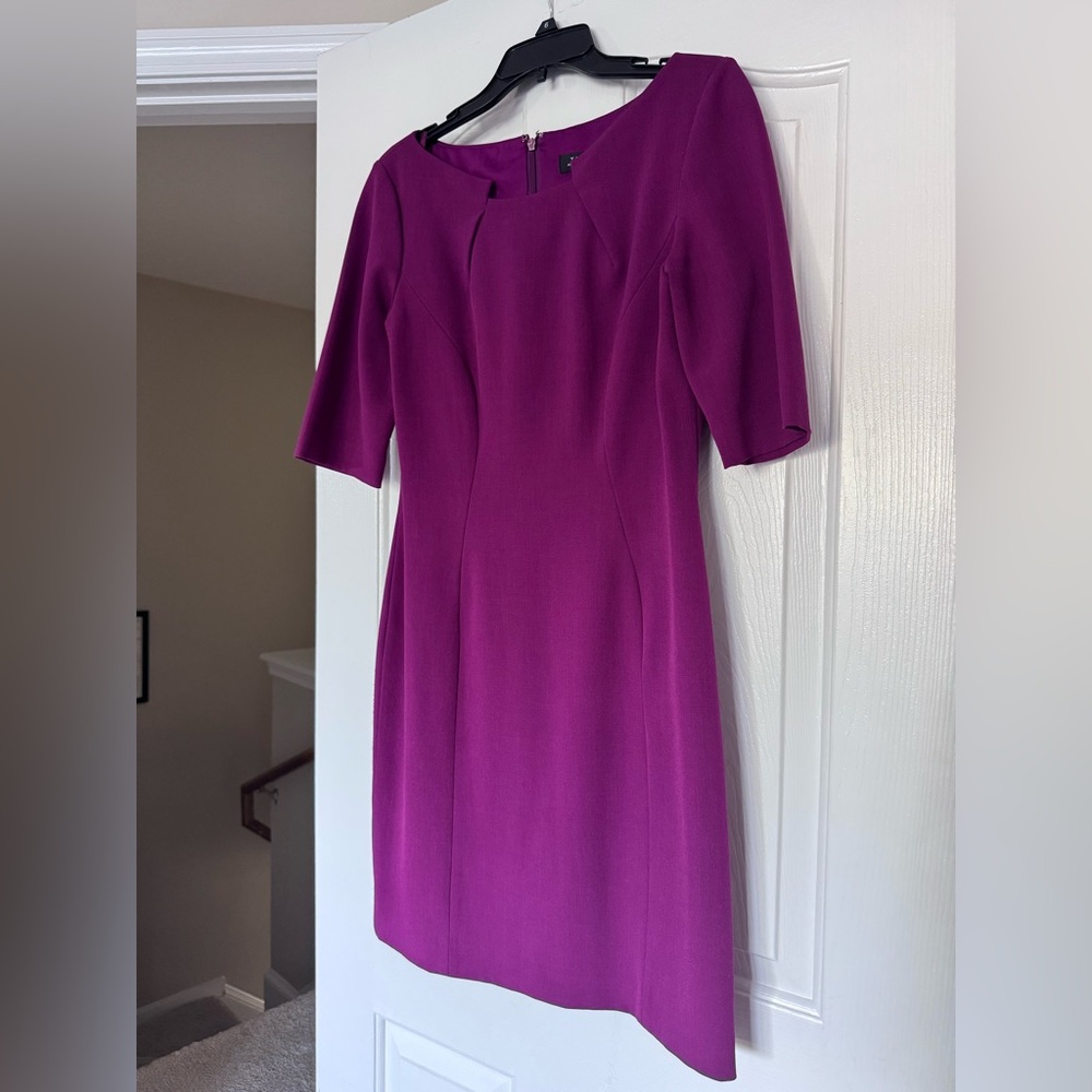 Magenta/Purple Sheath Dress